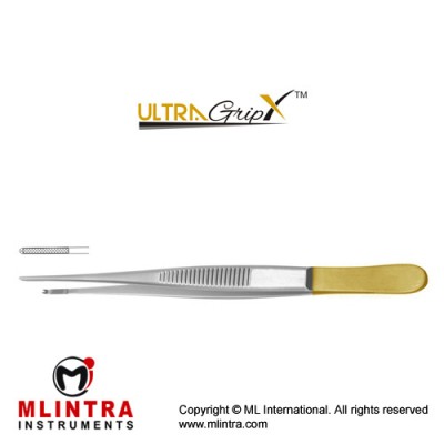 UltraGrip™ TC Semken Dissecting Forcep 1 x 2 Teeth Stainless Steel, 18 cm - 7" UltraGrip™ TC Semken Dissecting Forcep 1 x 2 Teeth Stainless Steel, 18 cm - 7"